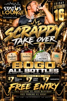 "LIL SCRAPPY" TAKES OVER $7 EVERYTHANG FRIDAYS FREE SECTIONS & ENTRY ALL NIGHT W/RSVP