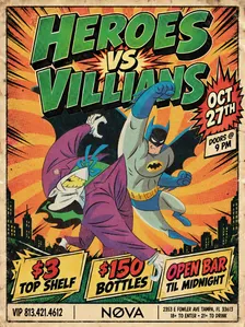 TOP SHELF TUESDAYS : HEROES VS VILLAINS