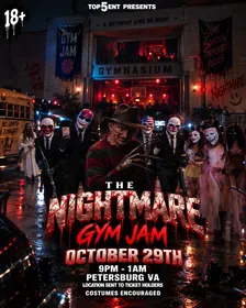 THE NIGHTMARE🎃GYM JAM COSTUME PARTY🎭