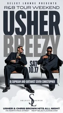 Usher Breezy Experience at Select Lounge