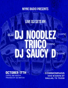 NIYNE RADIO LIVE SET | OCTOBER 17TH