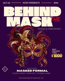 KOJO: BEHIND THE MASK| $1,000 BEST DRESSED