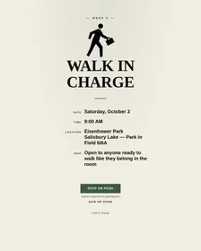 Walk in Charge — Week 9
