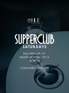 SUPPERCLUB SATURDAYS