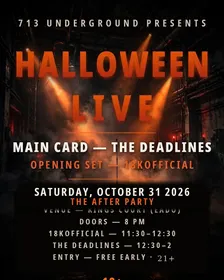 713 Underground Halloween Live — The After Party