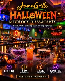 Jama Halloween Mixology party