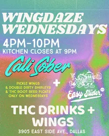 Wingdaze Wednesdays: THC Drinks + Pickle Wings