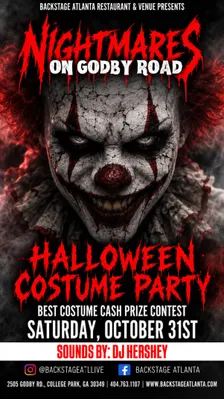 🎃 BACKSTAGE PRESENTS: NIGHTMARE ON GODBY RD 👻