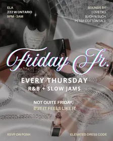 Friday Jr - R&B + Slow Jams