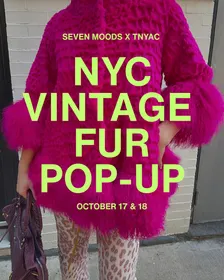 VINTAGE FURS, DESIGNER BAGS & MORE ⭐️ SEVEN MOODS X TNYAC