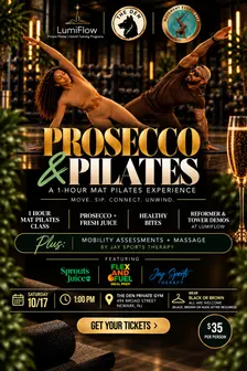 Prosecco & Pilates 🥂
