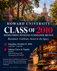 Howard University Class of 2010 Homecoming Fundraiser Brunch
