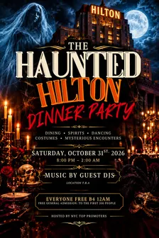 Haunted Hilton Halloween Dinner Party