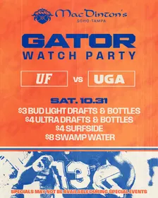 Florida Gators vs Georgia Watch Party