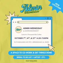 Admin Wednesday