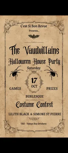 The Vaudvillain's Halloween House Party