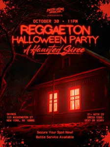 Fri, 10/30: The Haunted House: Reggaeton Halloween Party @ Skinos NYC