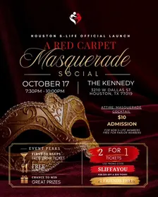 S-LIFE OFFICIAL LAUNCH A RED CARPET MASQUERADE SOCIAL