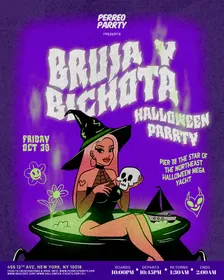 Bruja & Bichota Halloween REGGAETON Boat Party NYC Yacht Cruise