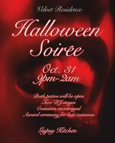 Velvet Residence Halloween Soirée @ Gypsy Kitchen