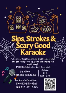 Sips, Strokes & Scare Good Karaoke