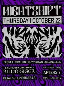 AFTERS 10-22 ( THURSDAY )