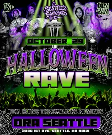 🎃 SEATTLE'S 18+ BIGGEST HALLOWEEN PARTY 🎃