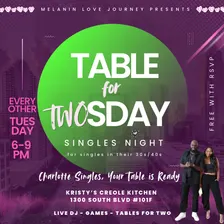 Table for Twosday Singles Night 10/27