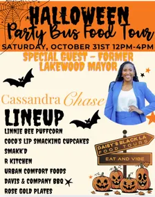 Halloween Party Bus Food Tour