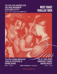 Free Therapy Presents: West Coast Thriller (Long Beach)