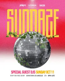 SUNDAZE - OPEN AIR EVENT at UTOPIA by REUNITE - SECRET GUEST HEADLINER & SPECIAL GUESTS
