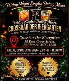 Friday Night Singles Mixer at Crossbar Der Biergarten