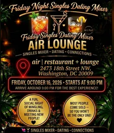 Friday Night Singles Mixer - Air Lounge 💘🍸