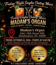 Friday Night Singles Mixer at Madam's Organ