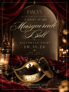 Halloween Masquerade Ball at Fancy's