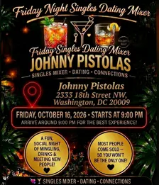 Friday Night Singles Mixer at Johnny Pistolas