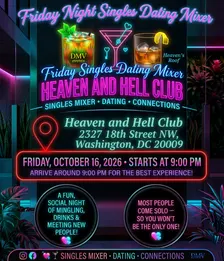 Friday Night Singles Mixer at Heaven and Hell Club