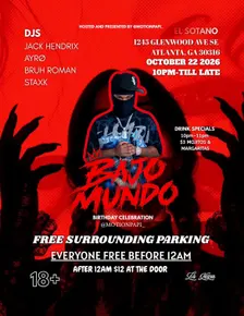 Bajo Mundo @ El Sótano [ 10PM - LATE ]