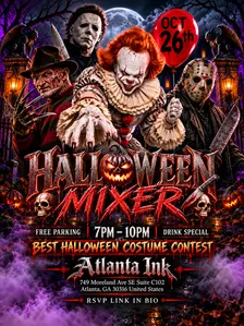 HALLOWEEN MIXER-ATLANTA INK