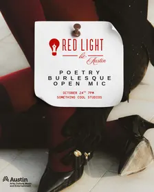 Red Light Lit Austin Poetry Burlesque and Open Mic