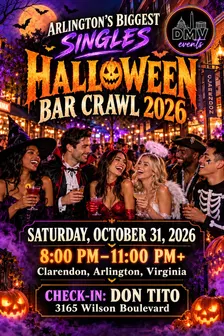 🎃 ARLINGTON’S BIGGEST SINGLES HALLOWEEN BAR CRAWL 2026 👻 (Copy)