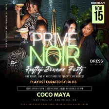 Privé Noir: The Rooftop Dinner Party Series