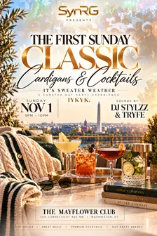 The First Sunday Classic: Cardigans & Cocktails — It’s Sweater Weather!