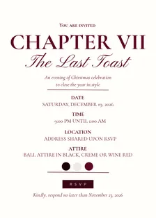 CHAPTER VII The Last Toast