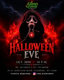 HALLOWEEN EVE @ K-CHE NIGHTCLUB QUEENS (18+)