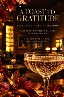 A Toast to Gratitude Featuring Moët & Chandon
