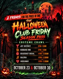Chicago Halloween Club Crawl (Oct23+Oct30)