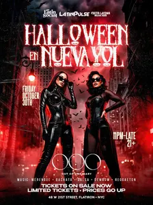 Fri, 10/30: Halloween NuevaYol Latin Fridays: DrinkUpinNYC at OOO Nightclub