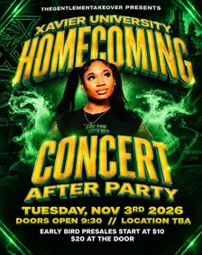 XULA HOMECOMING CONCERT AFTERPARTY