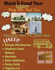 Vegan Party Bus Food Tour